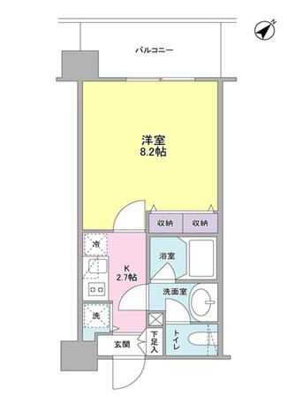 プロスペクト東雲橋の物件間取画像